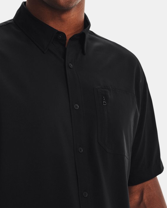 Men's UA Tac Range Short Sleeve, Black, pdpMainDesktop image number 3